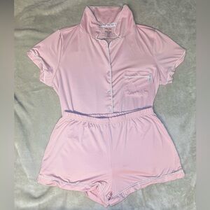 Nine West Blush Pink Short Sleeve Pajama Set